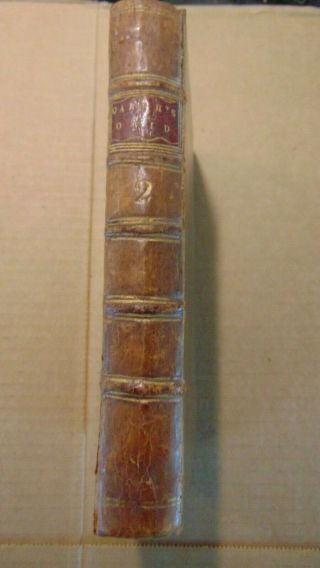 1773 LEATHER BOUND OVID ' S METAMORPHOSES IN FIFTEEN BOOKS 3