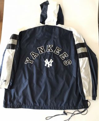 Vintage 1990’s Logo Mlb York Yankees Windbreaker Jacket Full Zip Large