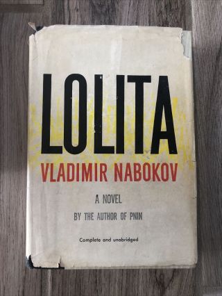 Lolita By Vladimir Nabokov - 1st (first) Edition / Later Printing - 1955 Putnam