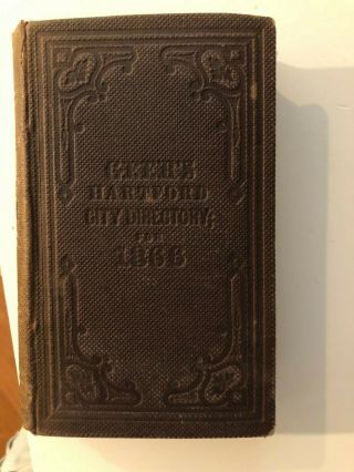 1866 Hartford,  Connecticut Directory