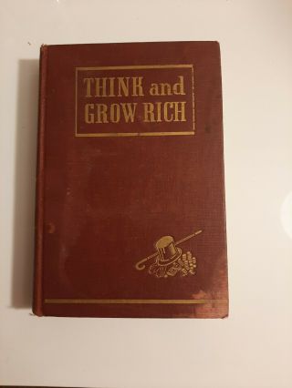 Think And Grow Rich Vintage 1945 Edition Copyright 1937 Book