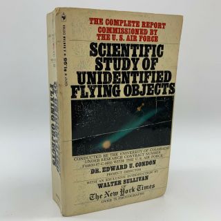 Scientific Study Of Unidentified Flying Objects,  Edward Condon,  1969,  Ufo