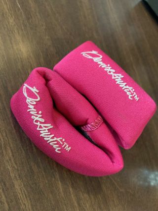 Vintage Denise Austin Soft Touch Pink Wrist Weights (one Pair) Small Wrist Size