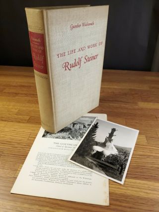 The Life And Work Of Rudolf Steiner Hardcover 1955 Guenther Wachsmuth