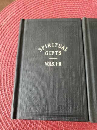 Spiritual Gifts by Ellen G.  White in 2 Books Set of 4 Volumes 1945 Very 3
