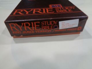 Ryrie Study Bible King James Version Bonded Leather Red Letter 2