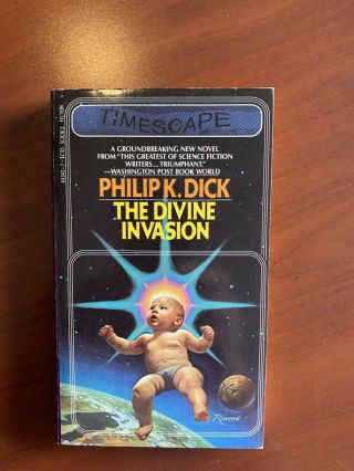 The Divine Invasion By Philip K.  Dick 1982 1st Pocket Edition Signed By Rowena