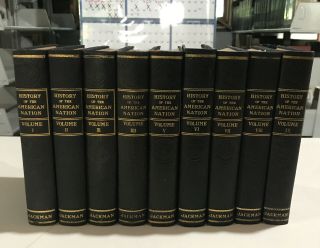 Complete Set - History Of The American Nation Jackman Hc 9 Volumes 1915 - 1920