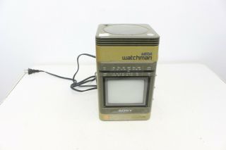 Vintage Sony Mega Watchman FD - 500 Am/Fm Receiver Retro Travel Decor 2