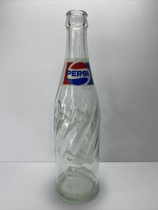 Vintage Collectible Pepsi Cola 12 Oz Glass Soda Bottle