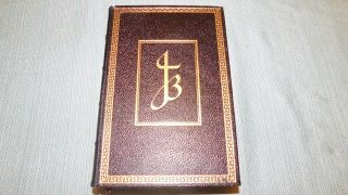 The Jerusalem Bible Vintage 1966 Doubleday Hard Cover Black And Gold Vgc