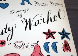 Andy Warhol Coloring Book Drawings 1990 First 1st Edition 3