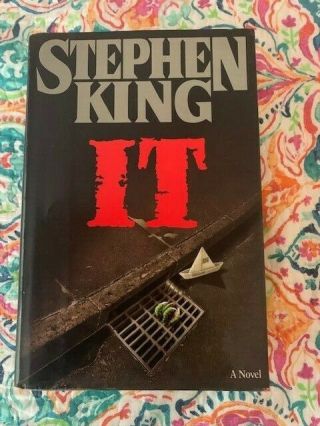 It,  Stephen King,  First Edition,  First Printing Hard Back