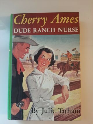 Vintage Hardcover Book Cherry Ames Dude Ranch Nurse 1953