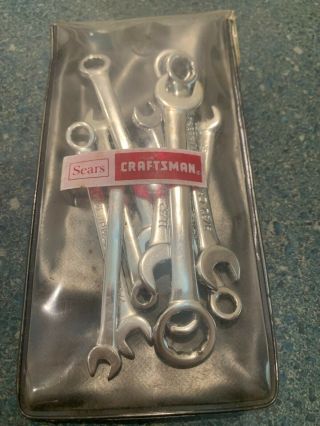 Sears Craftsman Vintage 9 Piece Combination Ignition Wrench Set 9 - 43441