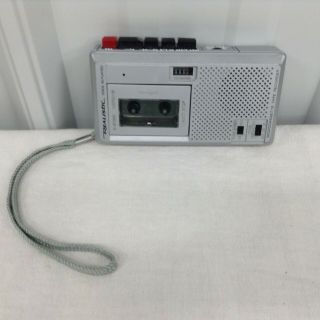 Vintage Radio Shack Realistic Va Micro - 18 Microcassette Tape Recorder/player.