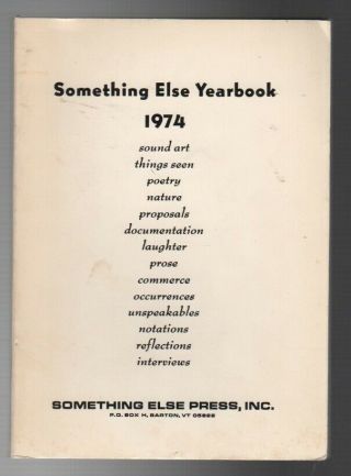 Jan Herman / Something Else Yearbook 1974 1st Edition