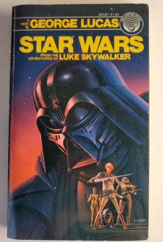 Star Wars By George Lucas Rare Vintage 1976 Ballantine Pb 1st Edition
