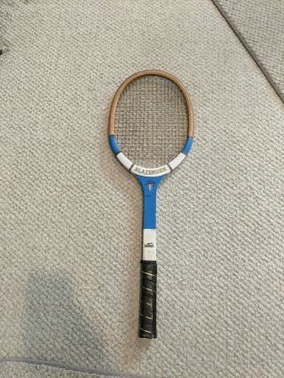 Vintage Slazenger Service Junior Wood Tennis Racquet Size 4 1/4 -