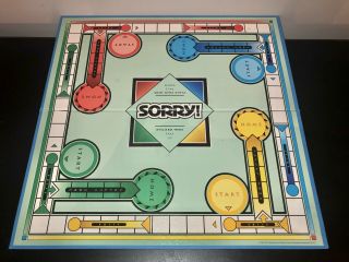 Vintage Game Board Only - 1995 Sorry Game By Parker Brothers 00390 Board Only