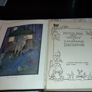 Peter Pan & Wendy By J.  M.  Barrie Illustrated By Mabel Lucie Attwell 1929 HBDJ 3