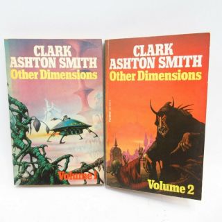 Clark Ashton Smith Other Dimensions Volume 1 & 2 (paperback) Panther 1970