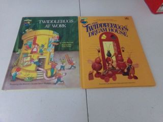 Vintage 1980s Twiddlebugs Sesame Street Books Set Of 2 Dream House,  At Work