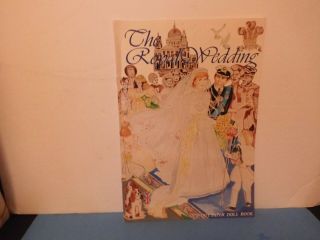 1980s The Royal Wedding Cut - Out Paper Doll Book,  Uncut,  Made In London,  England