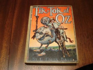 Tik - Tok Of Oz By L.  Frank Baum The Reilly & Lee Co.  1914 - Hc - Issue Late 1930 