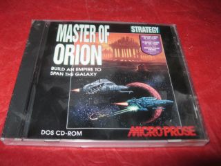 Vintage Micro Prose Master Of Orion Pc Game - Never Opened -