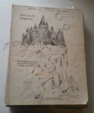 1978 Judges Guild D&d Gen Con Ix Dungeons & Dragons 2nd Ed Bob Blake Rpg Rare