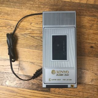 Kinyo Slim Uv - 413 80k5 Vintage Vhs Video Cassette Tape Rewinder