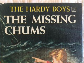 The Hardy Boys 4 Missing Chums With $1 Dollar Box By Franklin W.  Dixon