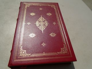 The Autobiography Of Benjamin Franklin Franklin Library Leather Cover Rare
