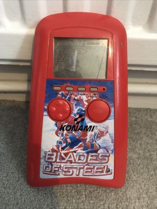 Vintage Konami Blades Of Steel Handheld Game