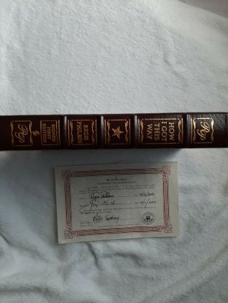Signed First Edition - Easton Press,  How I Got This Way,  Regis Philbin 370/700 2