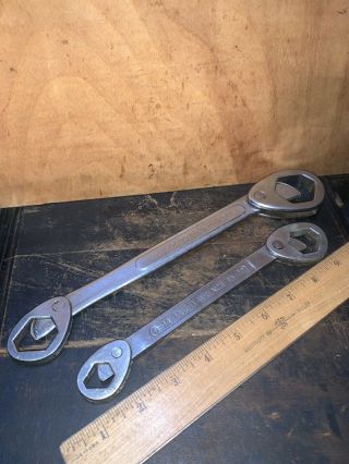 Vintage Heavy Duty Multi Wrench 9 - 14 & 15 - 22,  9/16 - 13/16 & 7/8 - 1 1/4 Hand Tools.