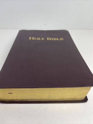 Vintage Daystar Subject Bible Kjv Word Clarification Red Letter 2000 Vg,