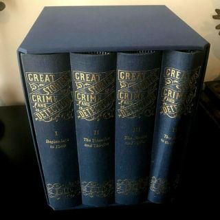Folio Society Great Stories Of Crime And Detection Boxed Set 4 Volumes