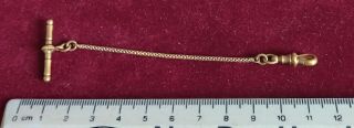 Dainty Nurses Vintage Brass Albertina Pocket Watch Chain