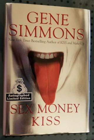 Gene Simmons Sex Money Kiss Signed Autographed Ltd Ed Kiss 2003 1st/1st Hc/dj