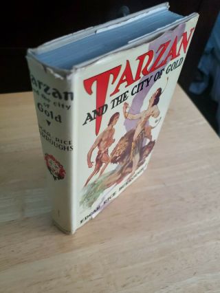 Tarzan and the City of Gold,  1933 [1948 reprint],  Edgar Rice Burroughs,  hcdj 2