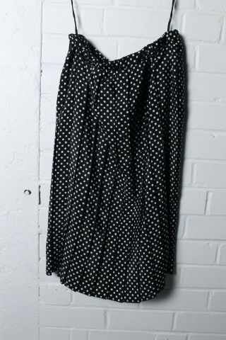 C&a Womens Vintage Polka Dot Shirt - Black White - Size 22 - (l - N1)