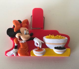 Vintage Minnie Mouse Cereal Breakfast Clip Disney Rare 80s