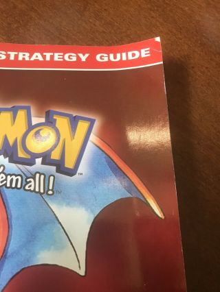 Pokemon 1998 Prima ' s Official Strategy Guide Red and Blue versions - Charizard 2