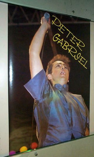 Peter Gabriel Vintage Stage Poster Last One