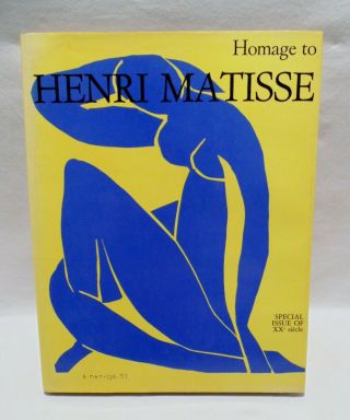 Homage To Henri Matisse Special Issue Xxe Siecle 1970 Matisse Linocut