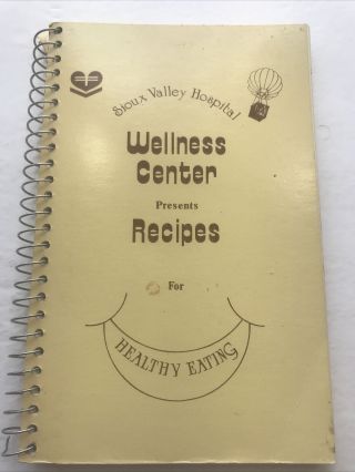 Sioux Falls Sd Vtg Cook Book Sioux Valley Hospital Wellness Center Healthy Diet