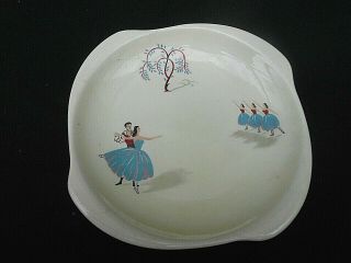 Vintage Beswick Ballet Side Plate