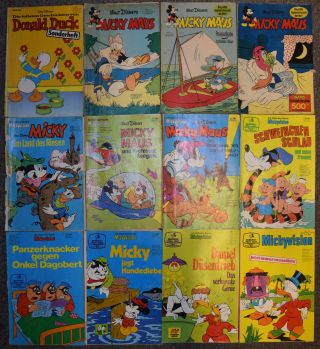 Disney Comic - Sammlung Der 60er Und 70er Jahre - Micky Maus - Donald Duck